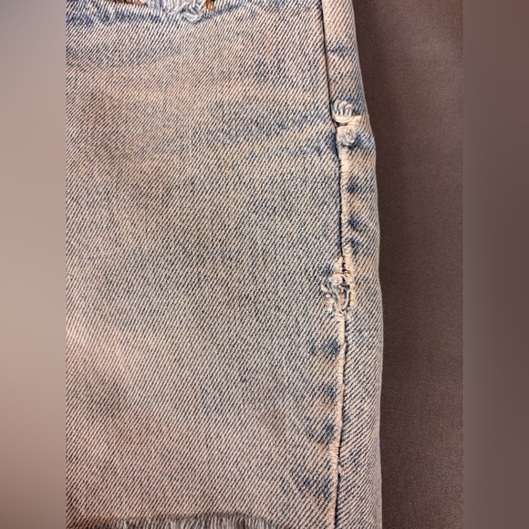 Levi’s Vintage 1980’s Orange Tag Denim Distressed Cutoffs short Short Size - Picture 7 of 12